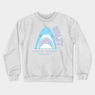 Salty Great White Shark Crewneck Sweatshirt